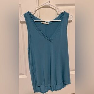 Free People Blue Tank Top